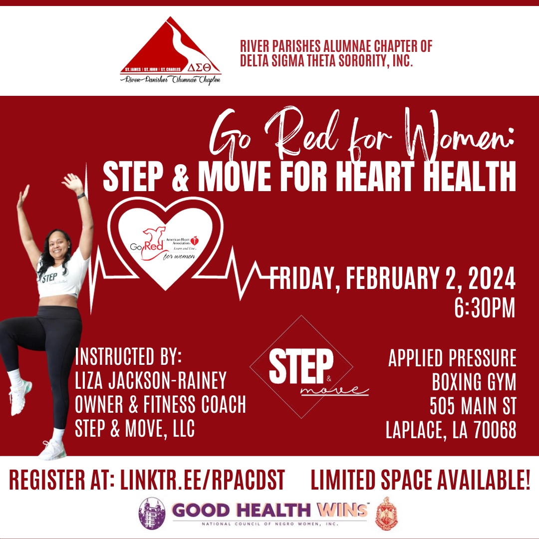 Go Red for Women: Step & Move for Heart Health - Good Health Wins